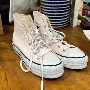 Pink High-Top Converse